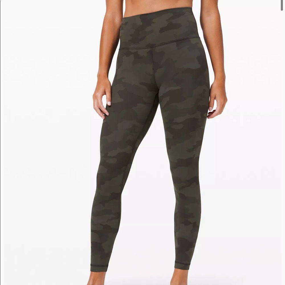 lululemon align 28” camo high rise leggings
